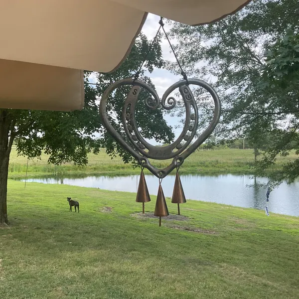 The Horseshoe Heart Wind Chime ❤🐎 (Handmade by )