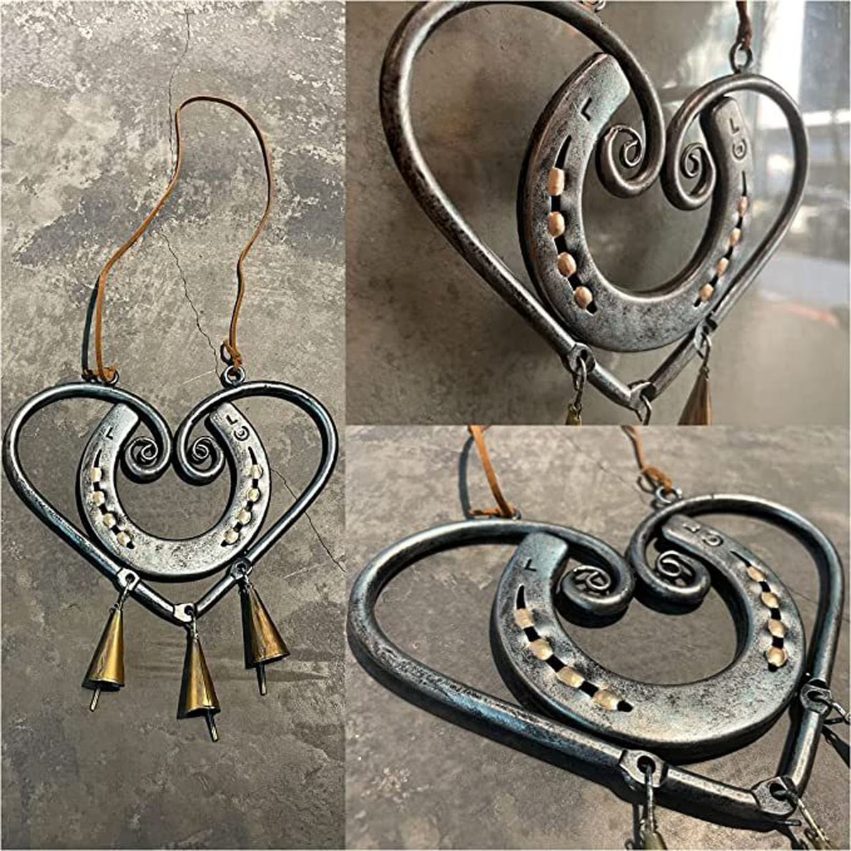 The Horseshoe Heart Wind Chime ❤🐎 (Handmade by )