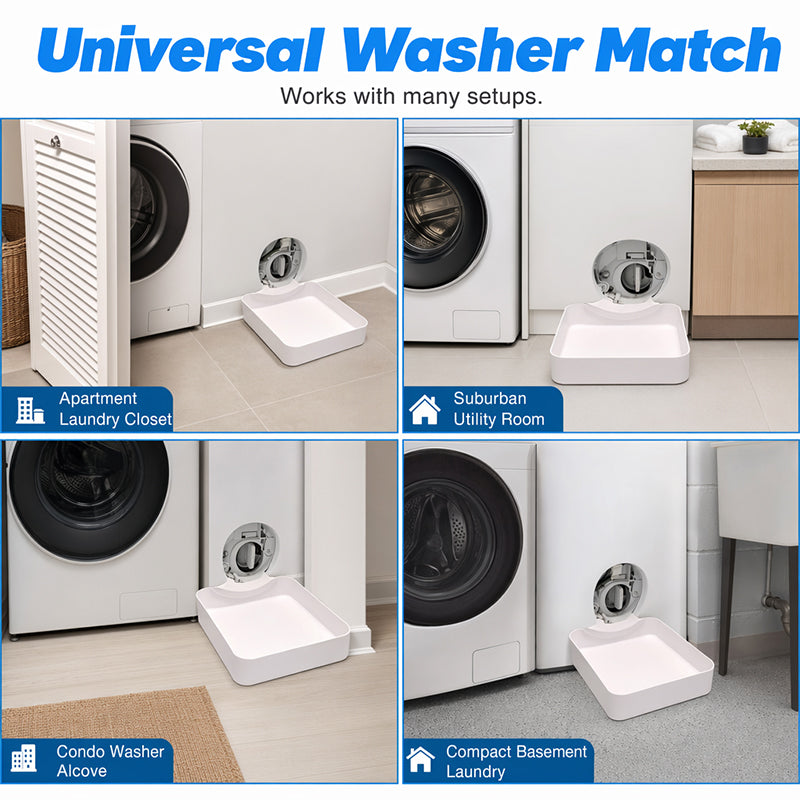 🌟LAST DAY SALE: ONLY 9.99!!🎁✨Universal Front-Load Washing Machine Drain Pan