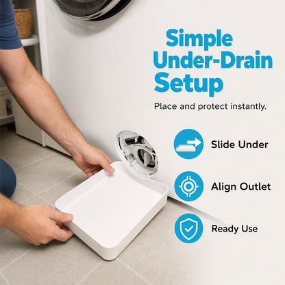 🌟LAST DAY SALE: ONLY 9.99!!🎁✨Universal Front-Load Washing Machine Drain Pan